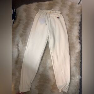 Aviator Nation Cream Track Pants